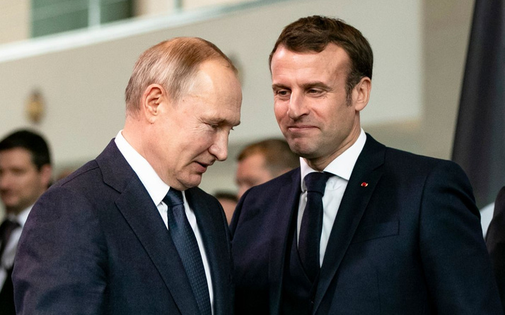 Macron ve Putin'den Rusya-Ukrayna krizi için kritik mesaj