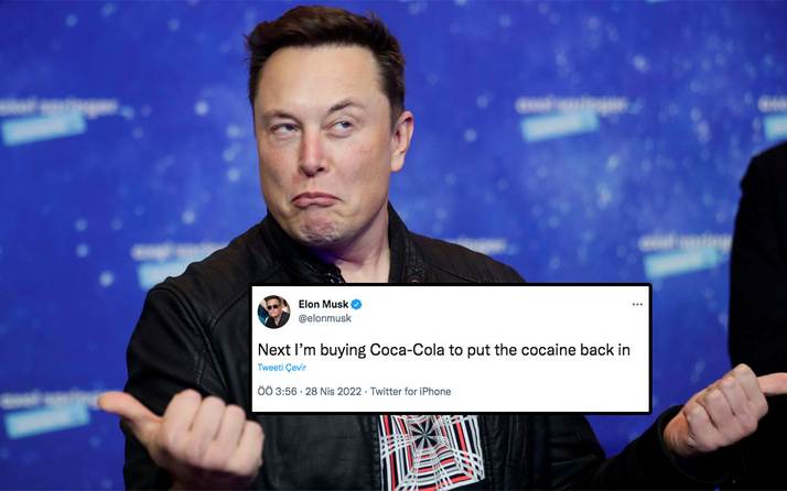 Twitter'ın yeni patronu çıldırdı! Elon Musk Coca Cola'yı alıp içine kokain koyacak