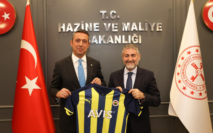 Bakan Nureddin Nebati, Ali Koç ve Fenerbahçe yönetimiyle görüştü