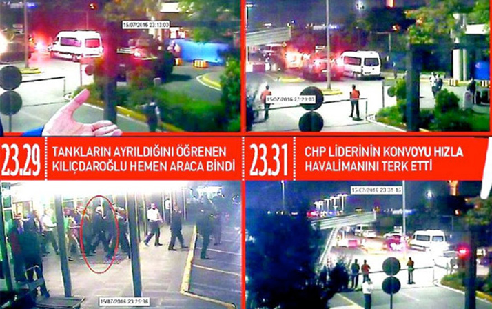 Darbe gecesi Kılıçdaroğlu'nun kaçma görüntüleri bomba!