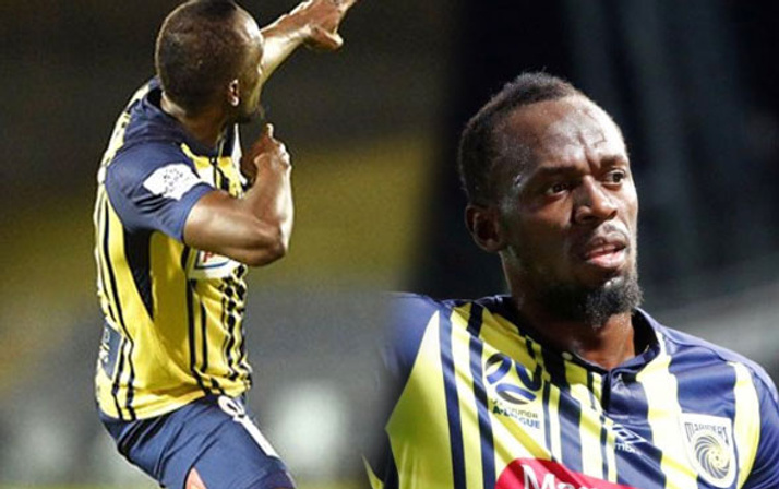 Usain Bolt profesyonel futbol kariyerinde ilk gollerini attı! Efsane hareketini yaptı
