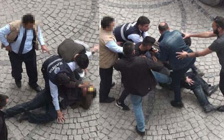 Korkunç olay! Zabıta dilenciyi linç ettirmek mi istedi?.