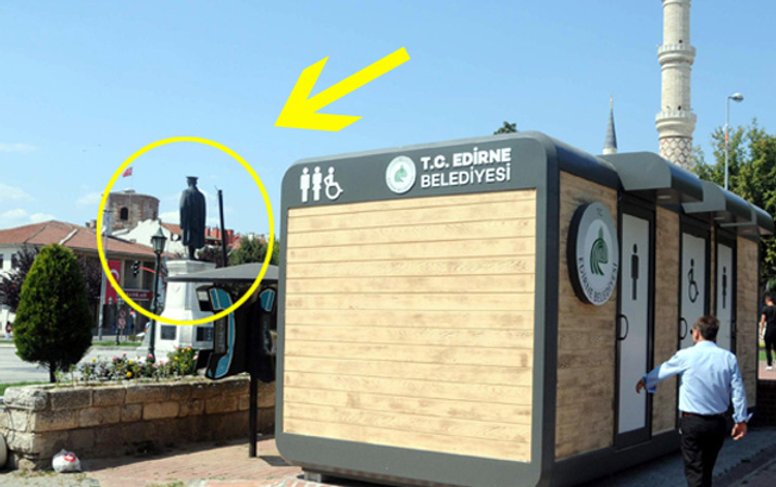 Edirne'de tuvalet krizi! Belediye helası olay oldu valilik açıklama yaptı
