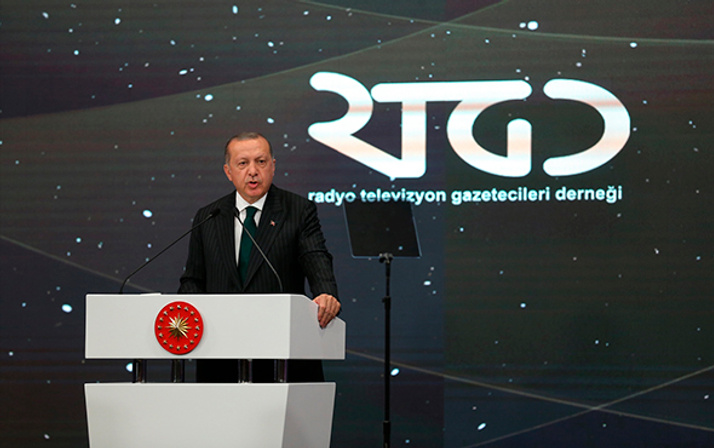 Recep Tayyip Erdoğan ödül törenine katıldı