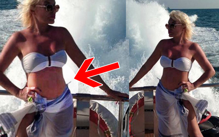 Ajda Pekkan'ın bikinili pozu olay! Fotoşopu abarttı göbek deliğine bakın