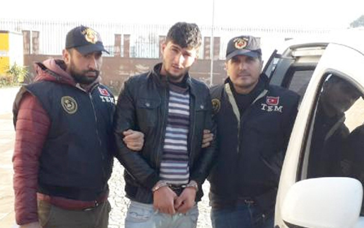 Adana'ya gizlice sızdı şafak baskınıyla yakalandı