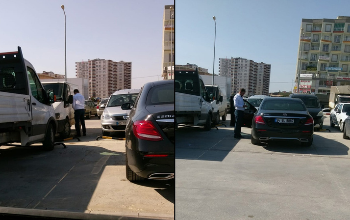 Mardin'de şehir magandası kendisini uyaranları tersledi!