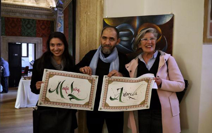 Emniyet müdüründen Roma'da resim sergisi