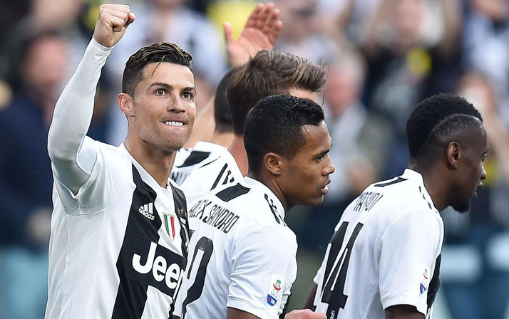 Juventus, 5 hafta kala şampiyonluğunu ilan etti Ronaldo tarihe geçti