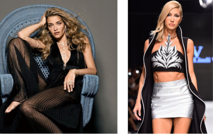 Çağla Şikel ve Victoria's Secret meleği Ana Beatriz Barros aynı podyumda!