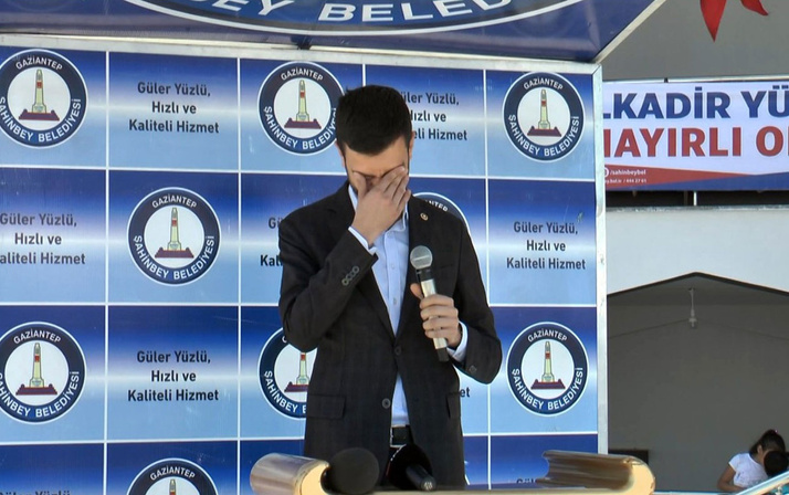 Ak Parti Gaziantep milletvekili Müslüm Yüksel'i hüngür hüngür ağlatan açılış