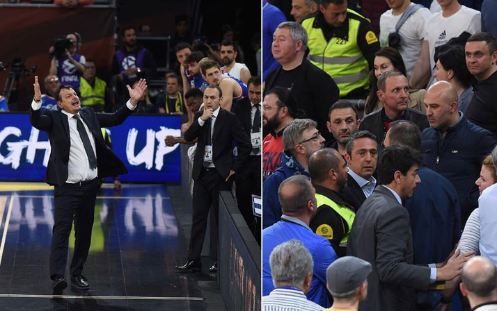 Ali Koç araya girdi Ergin Ataman'la Fenerbahçeliler kapıştı