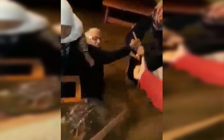 Aksaray'da düğün çadırında sel paniği