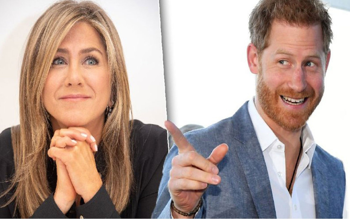 Jennifer Aniston'ın peşinden koşmuş! Prens Harry Jennifer Aniston'a aşıkmış!