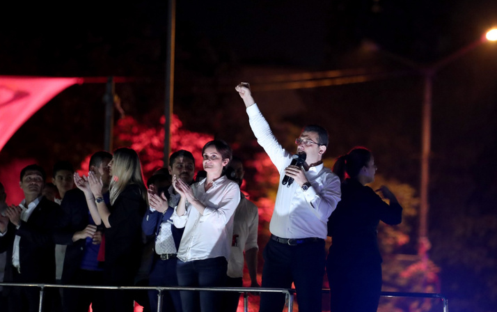 Beylikdüzü'nde Ekrem İmamoğlu izdihamı