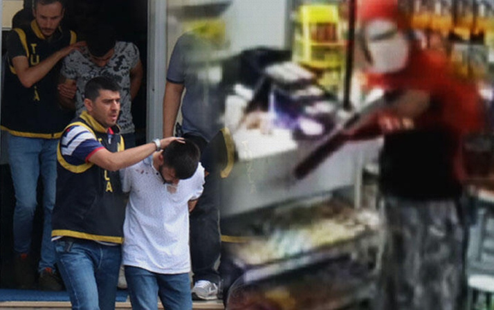 İstanbul Tuzla'da etekli soyguncular güvenlik kamerasında
