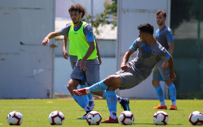 Trabzonspor antrenmanlara tam gaz devam ediyor