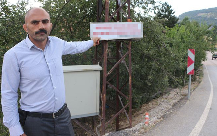 Tokat'ta muhtar köyün girişine astı! Bu köyde yasak