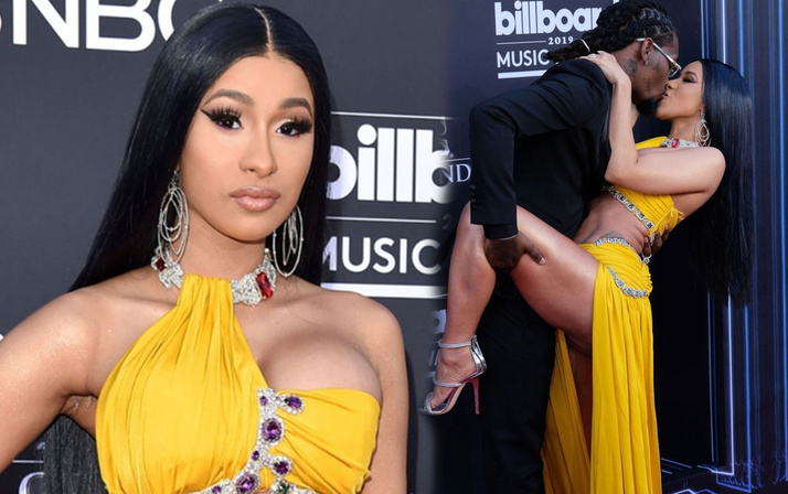 Çıplak videosunu yayınlayan Cardi B'nin makyajsız hali olay! Hiç böyle görmediniz