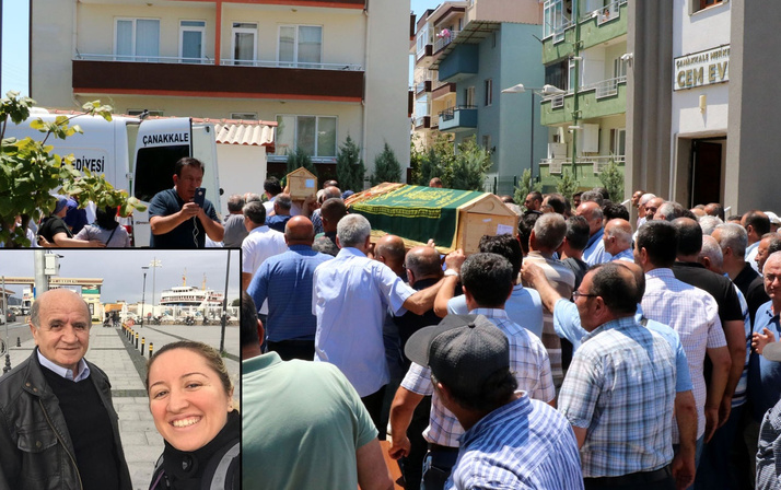 Eşinin öldürdüğü Özlem ve babası son yolculuklarına uğurlandı!