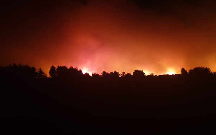 Çanakkale alevlere teslim oldu