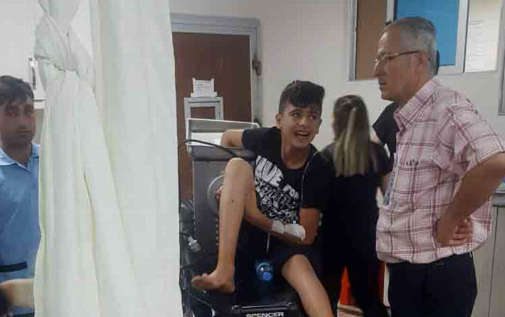Gaziantep'te bir çocuk elini kıyma makinesine kaptırdı