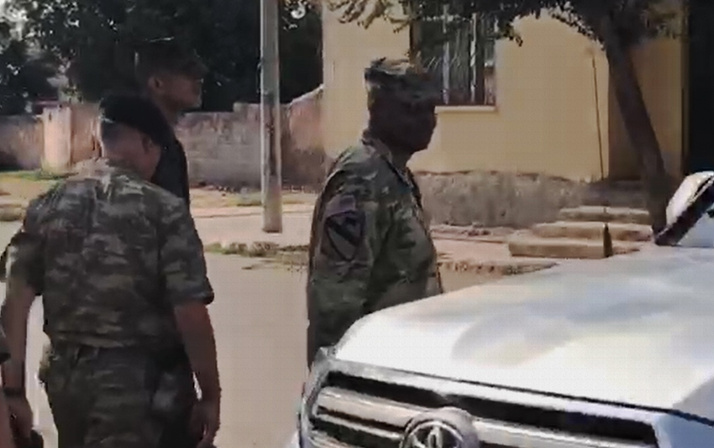 ABD ve Türk askerleri Şanlıurfa Akçakale sınırında