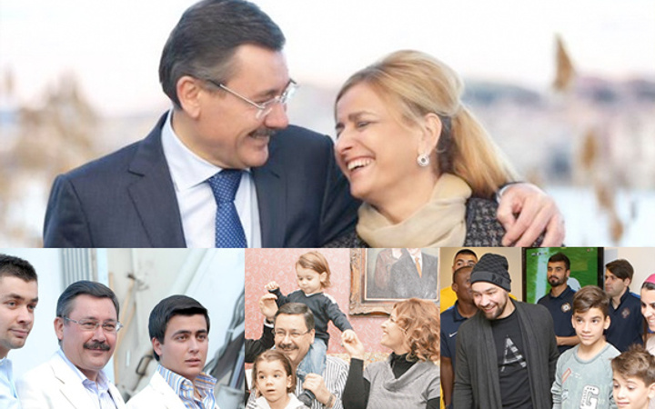Melih Gökçek aslen nereli eşi Nevin Gökçek ve 2 oğlu ile gelini...