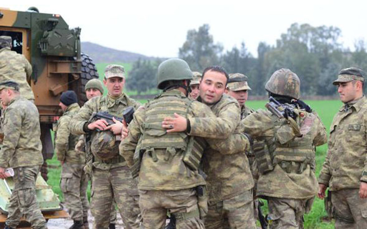 Afrin'e böyle uğurlandılar! Düğüne gidiyoruz...
