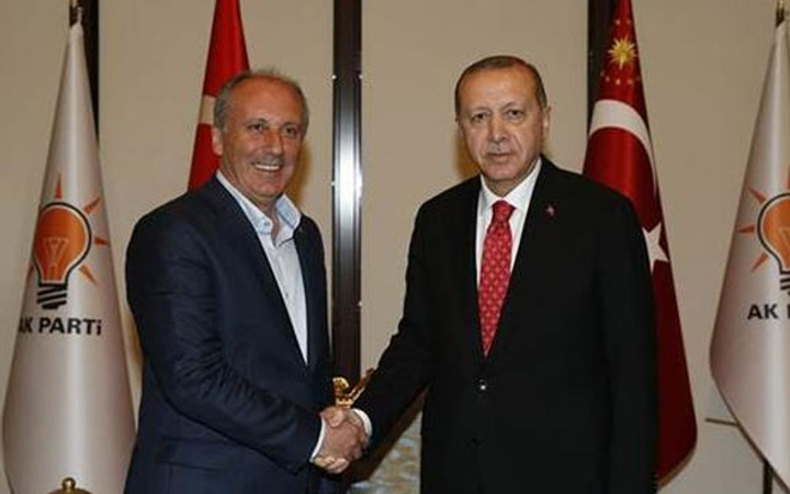 Cumhurbaşkanı Erdoğan, Muharrem İnce ile görüştü