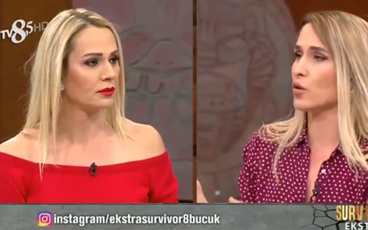 Survivor Nagihan ile Sema canlı yayında birbirine girdi