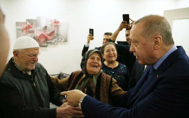 Erdoğan, Öngeç ailesine misafir oldu