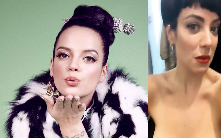 Dünyaca ünlü şarkıcı Lily Allen, çıplak protestosuyla sosyal medyayı yıktı
