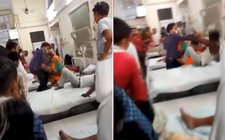 Doktor hastasını art arda tokatladı kıvranan hastayı böyle kurtardılar