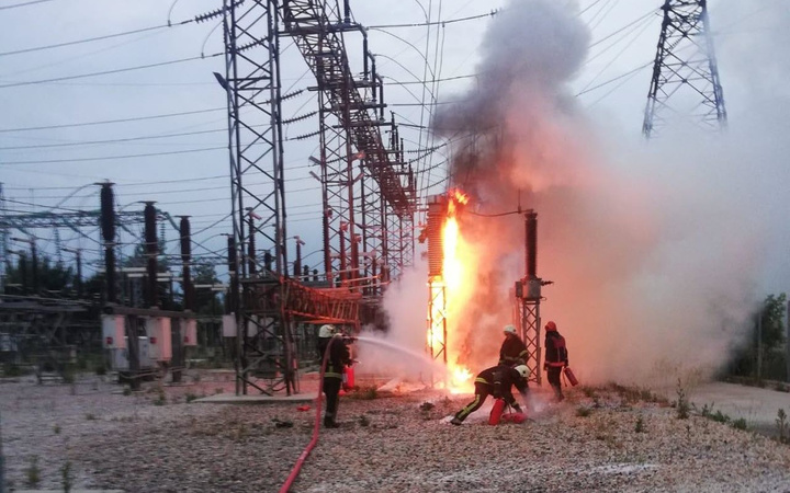 Bursa'da trafo merkezinde yangın
