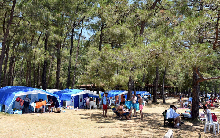 Marmaris'te 8 liraya tatil imkanı! 4 kişilik çadırın fiyatı bile oldukça uygun
