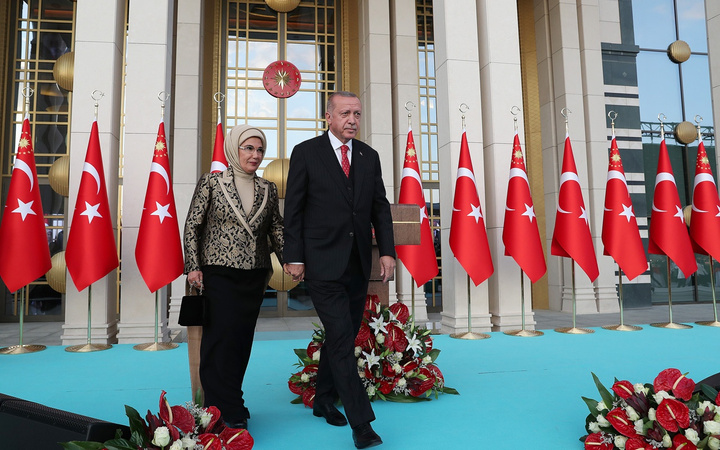 Cumhurbaşkanı Recep Tayyip Erdoğan'dan Beştepe'de 30 Ağustos Zafer Bayramı resepsiyonu