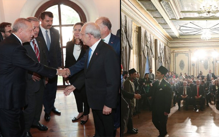 Sivas Kongresi liderleri bir araya getirdi! Beraber tiyatro izlediler İşte çok çarpıcı o kareler