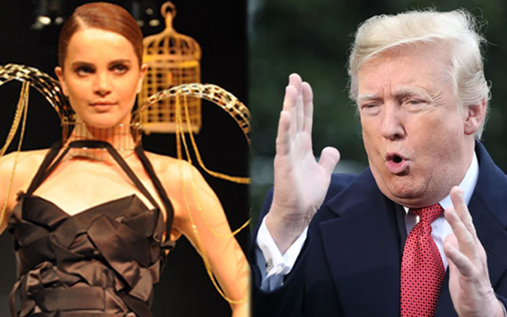 Tuğçe Kazaz Trump'ı tehdit etti: Köpeklerinizi temizleyene kadar durmayacağız