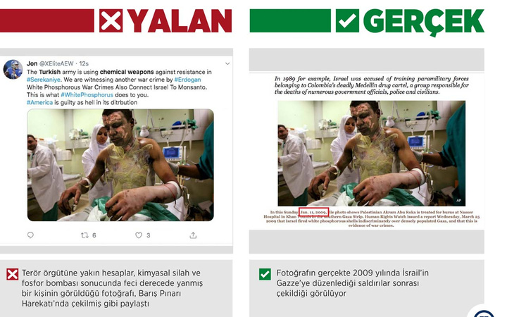PKK/YPG'lilerin sosyal medya manipülasyonu hız kesmiyor