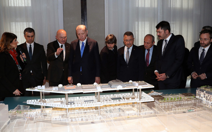 Cumhurbaşkanı Erdoğan Galataport Projesi hakkında bilgi aldı
