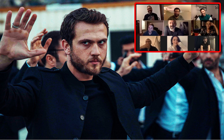 Aras Bulut İynemli soruları yanıtladı Show Tv dizisi Çukur'un oyuncuları canlı yayın yaptı