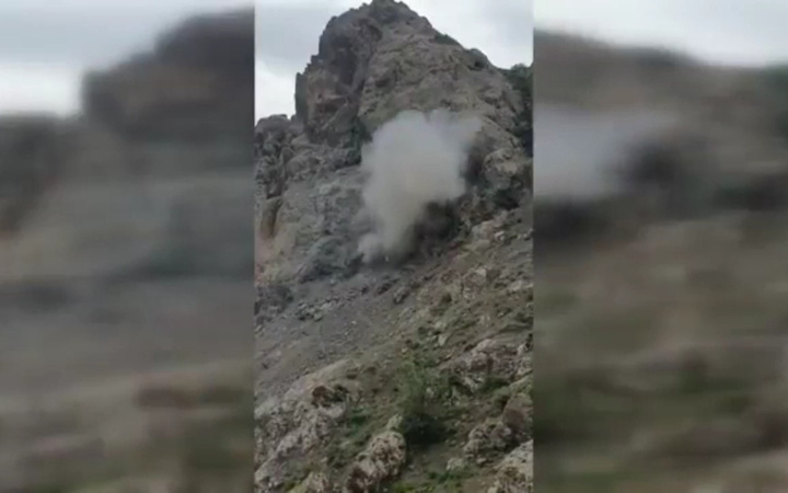 MSB bu görüntülerle duyurdu PKK'nın bir ini daha yok edildi
