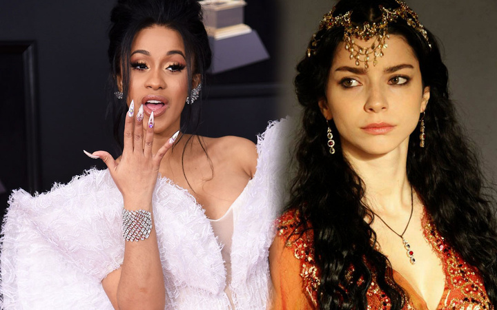 Merve Boluğur Muhteşem Yüzyıl izleyen Cardi B'ye Nurbanu cevabını verdi