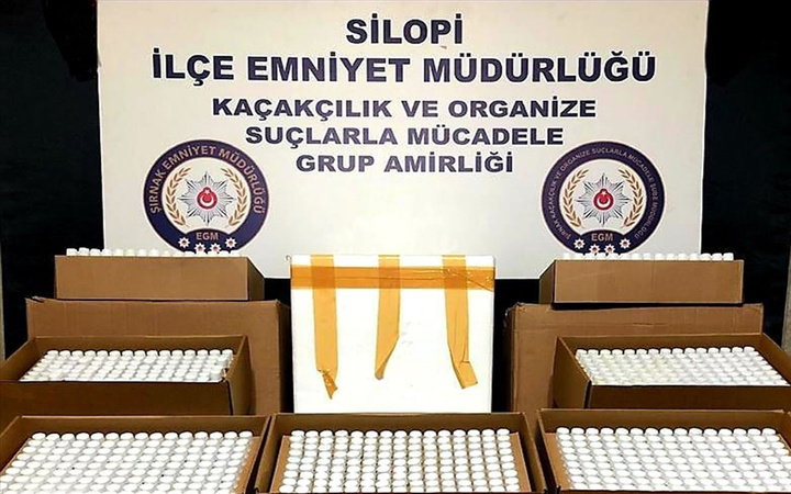 Şırnak'ta gümrük kaçağı 5 bin Kovid-19 test kiti ele geçirildi