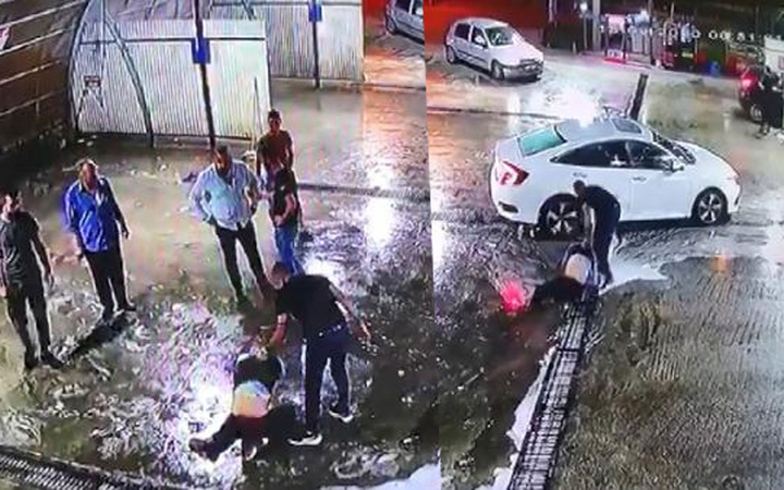 Bursa'da şehir eşkıyaları terör estirdi! Dövüldükten sonra araçtan atıldı, başka bir araç çarptı