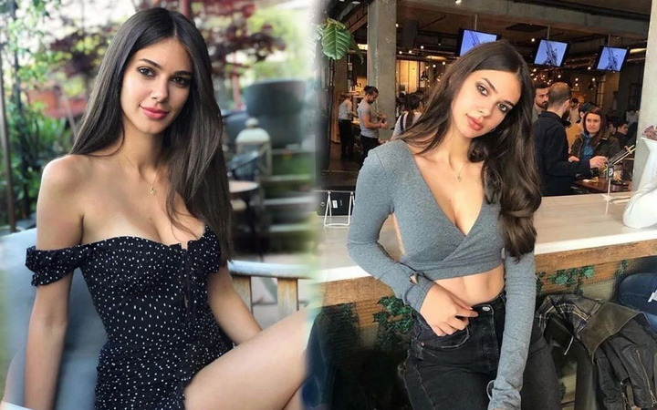 Defne Samyeli'nin kızı Deren Talu bacak şov yaptı seksi elbisesi instagramı yıktı geçti