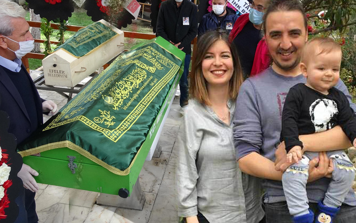 İzmir depreminde ölen 3 kişilik Küçükyumuk ailesi son vedada ayrıldı