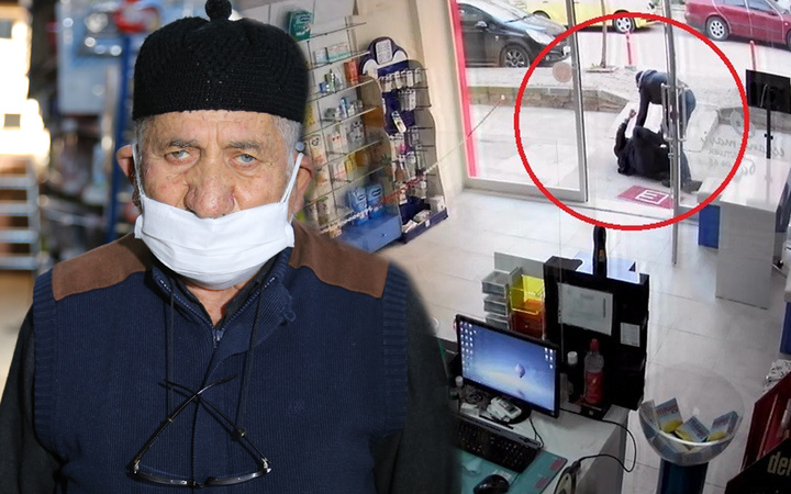 Soru sordu eczacıdan dayak yedi Kocaeli'de dedesi yaşında adamı kaldırıma fırlattı