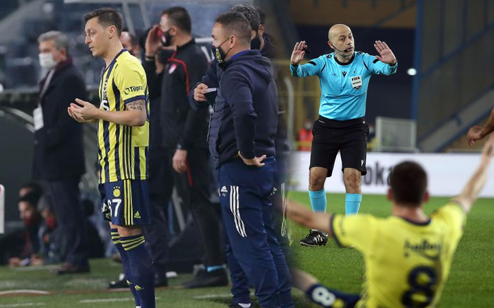 Galatasaraylılar 'Mesut olduk' diyor Fenerbahçeliler Cüneyt Çakır'a tepkili